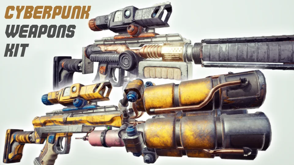 Customizable: Cyberpunk Weapons Kit