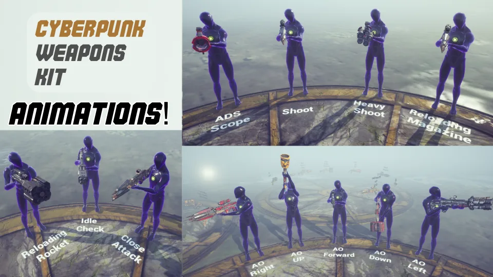 Customizable: Cyberpunk Weapons Kit