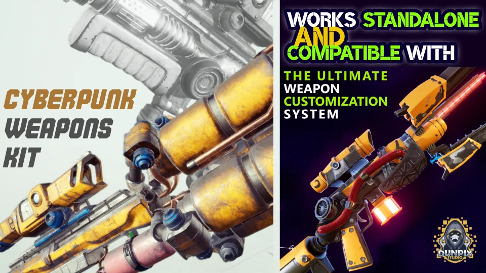 Customizable: Cyberpunk Weapons Kit