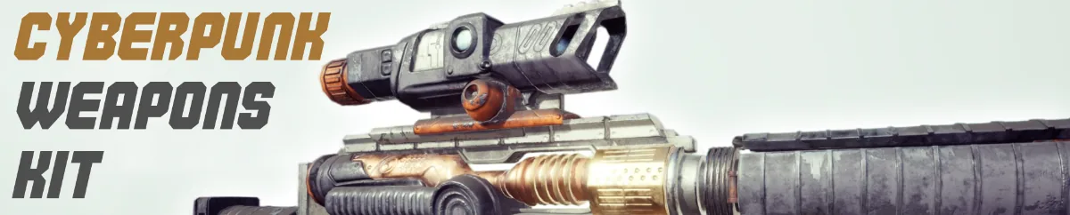 Customizable: Cyberpunk Weapons Kit