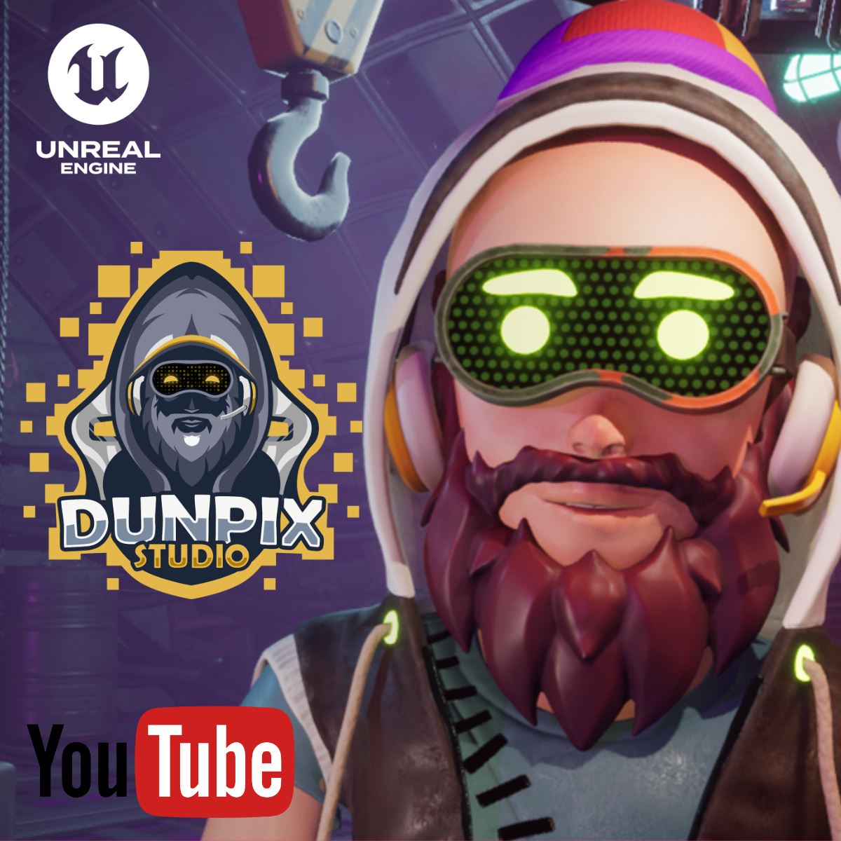 Mr. Dunpix VTuber Thumbnail